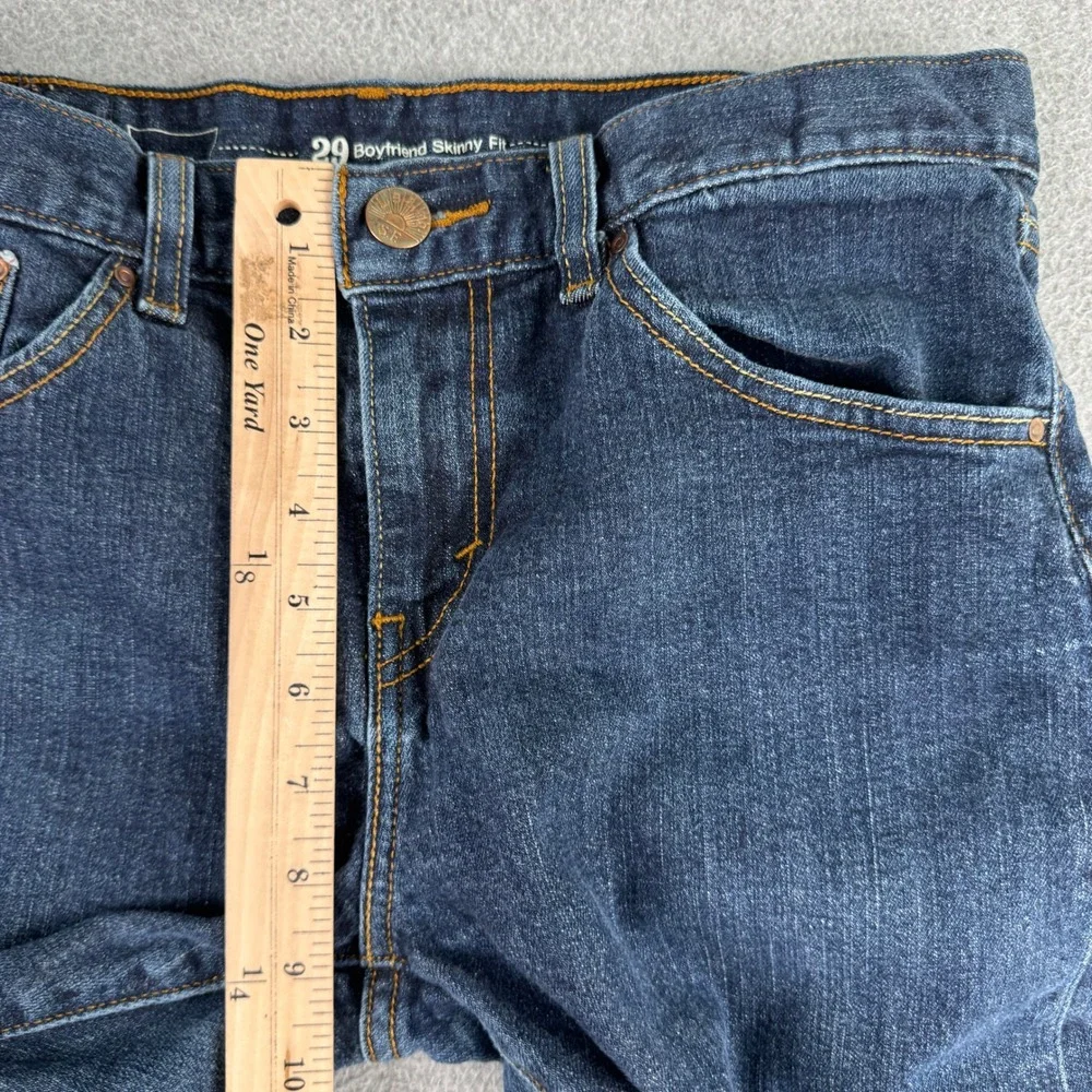 Levi's Jeans Women 29 Boyfriend Skinny Fit Blue Denim Pants